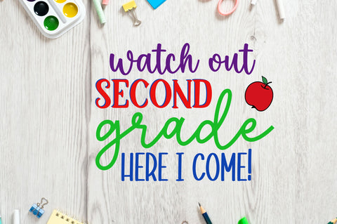 Watch out second grade here i come SVG SVG Regulrcrative 