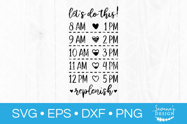 Water Bottle Refill SVG SVG SavanasDesign 