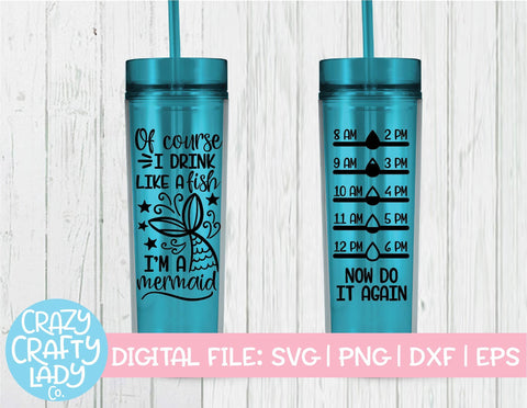 Water Bottle Tracker SVG Cut File Bundle SVG Crazy Crafty Lady Co. 