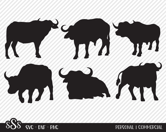Water Buffalo Bundle | Outdoor SVG SVG Texas Southern Cuts 