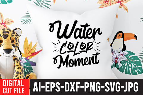 Water Color Moment SVG Design SVG BlackCatsMedia 