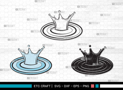 Water Droplets SVG | Droplets Svg | Drop Svg | Raindrop Svg | Water Droplets Clipart SVG ETC Craft 
