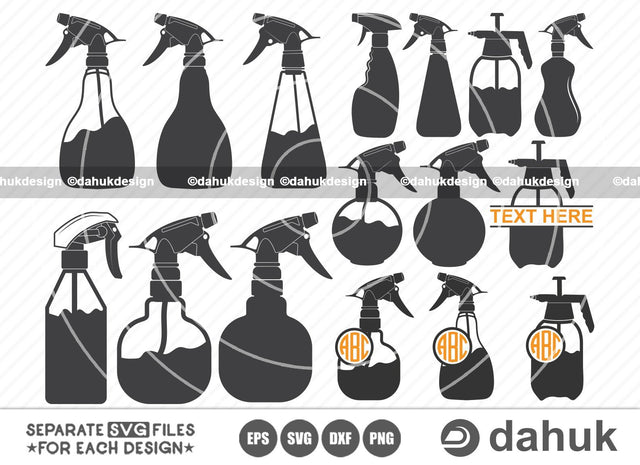Water spray svg, Spray bottle svg, spraying water icon, spray bottle icon, Hairstylist svg, Maid Spray Bottle svg, Spray Bottle Clipart, Cut file for silhouette, svg, eps, dxf, png, clipart cricut design space, vinyl cut files SVG dahukdesign 