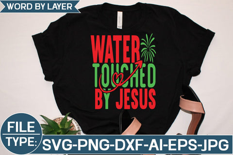 Water Touched by Jesus SVG Cut File SVG Studio Innate 