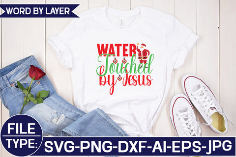 Water Touched by Jesus SVG Cut File SVG Studio Innate 