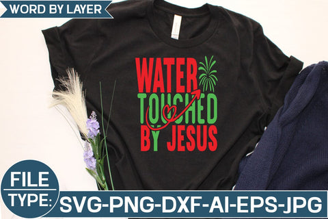 Water Touched by Jesus SVG Cut File SVG Studio Innate 