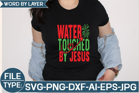 Water Touched by Jesus SVG Cut File SVG Studio Innate 