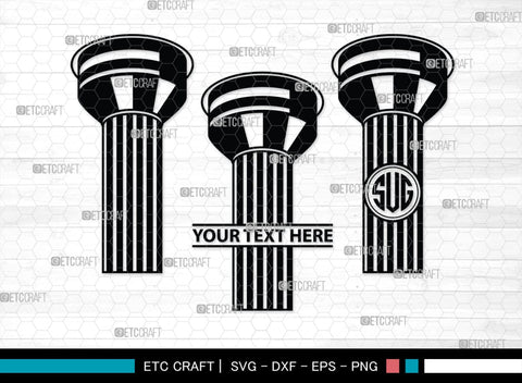 Water Tower Monogram, Water Tower Silhouette, Water Tower SVG, Gilbert Water Tower Svg, Farm Svg, Gruene Tower Svg, Water Svg, SB00447 SVG ETC Craft 