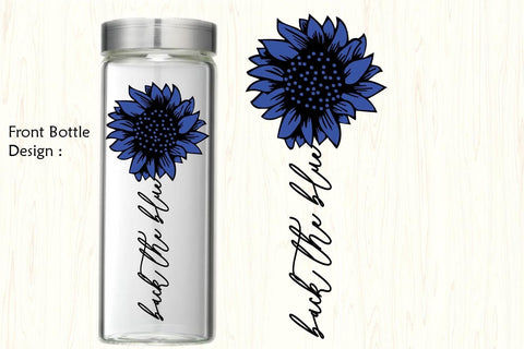 Water tracker Back the blue, sunflower svg, water tracker SVG Paper Switch 
