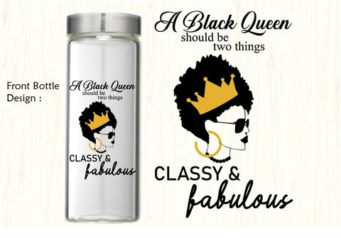 Water Tracker SVG, Black Woman Quotes, Women black queen SVG Paper Switch 
