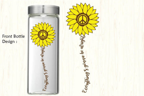 Water tracker SVG, Everything is gonna be alright SVG Paper Switch 