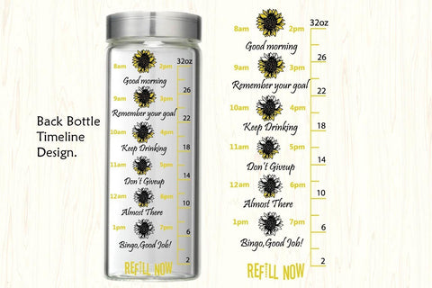 Water tracker SVG, in a world full of roses be a Sunflower SVG Paper Switch 