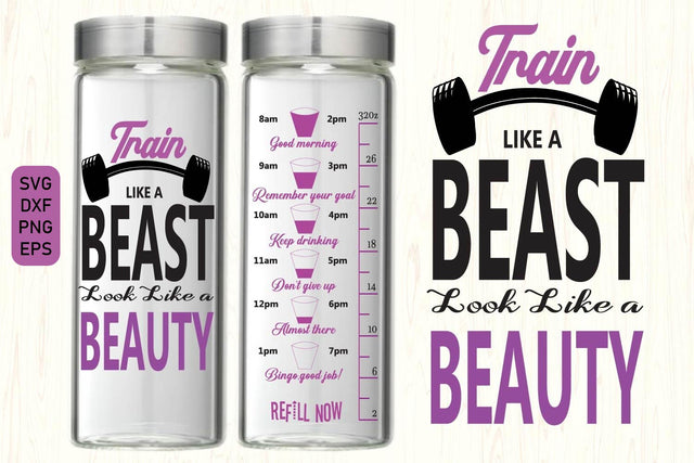 Water tracker SVG, Motivational water trackers SVG Paper Switch 