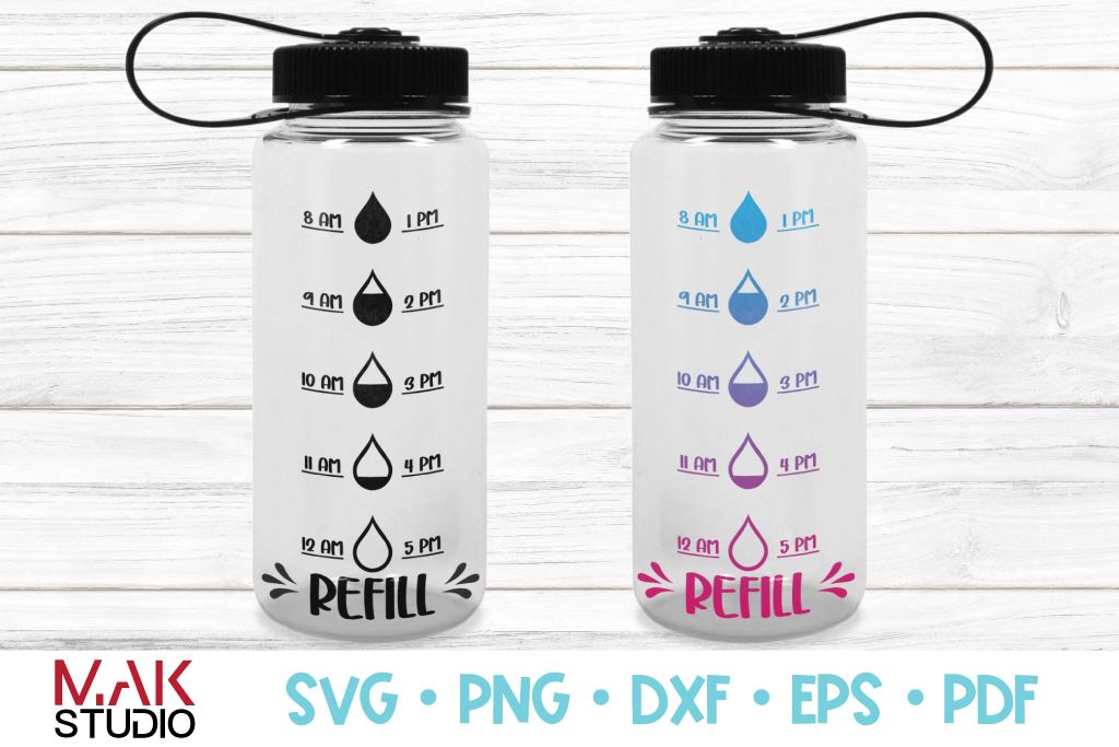 Water Bottle SVG  For Flock Sake - So Fontsy