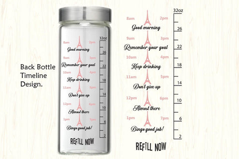 Water tracker, Water tracker svg, woman water tracker SVG Paper Switch 