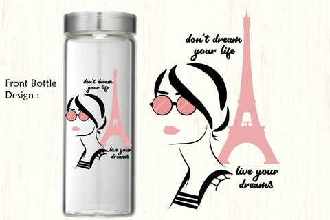 Water tracker, Water tracker svg, woman water tracker SVG Paper Switch 