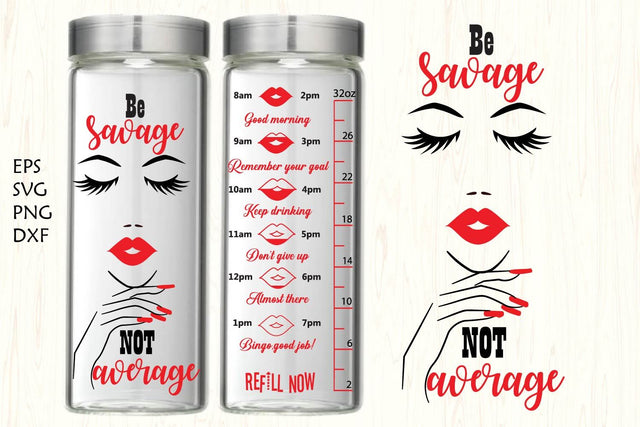 Water tracker, Water tracker svg, woman water tracker SVG Paper Switch 