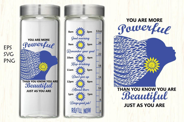 Water tracker, Water tracker svg,black woman water tracker SVG Paper Switch 