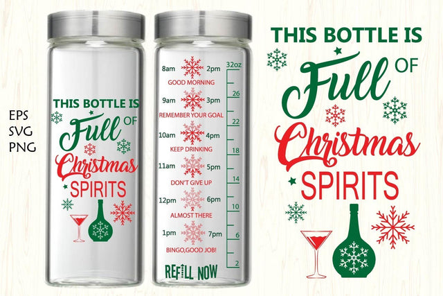 Water tracker, Water tracker svg,Christmas water tracker svg SVG Paper Switch 