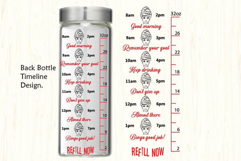 Water tracker,12 Zodiac signs Water tracker svg, black woman SVG Paper Switch 