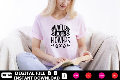 Water Your Flowers SVG Shahin alam 