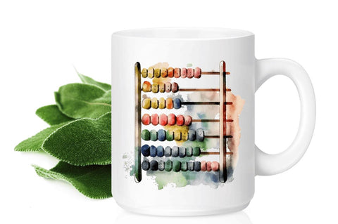 Watercolor Abacus Clipart Bundle Sublimation Regulrcrative 