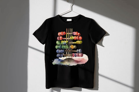 Watercolor Abacus Clipart Bundle Sublimation Regulrcrative 