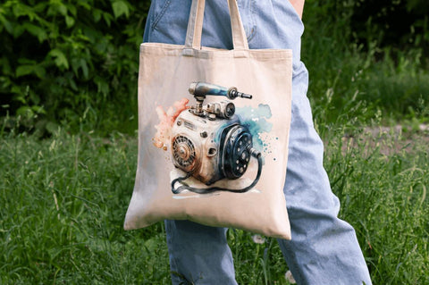 Watercolor Air Pump Clipart Bundle Sublimation Regulrcrative 