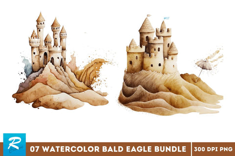 Watercolor Bald Eagle Clipart Sublimation Regulrcrative 
