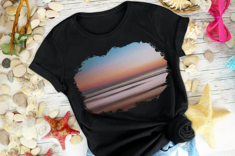 Watercolor Beach sublimation backgrounds PNGs Sublimation Angel on Empire 