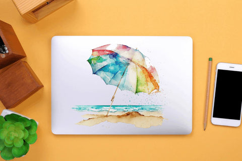 Watercolor Beach Umbrella Clipart Bundle Sublimation Regulrcrative 