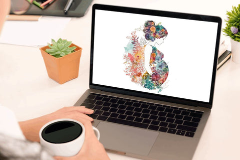 Watercolor Beautiful Pregnant Mother Clipart Bundle Sublimation Regulrcrative 