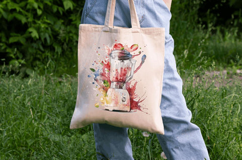 Watercolor Blender Clipart Bundle Sublimation Regulrcrative 