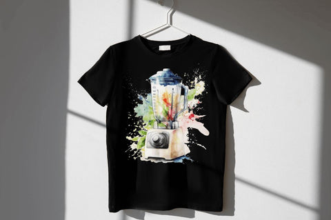 Watercolor Blender Clipart Bundle Sublimation Regulrcrative 