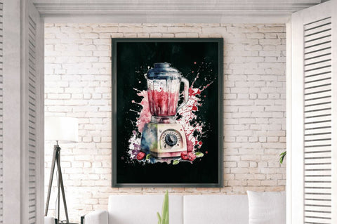 Watercolor Blender Clipart Bundle Sublimation Regulrcrative 