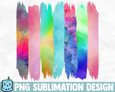 Watercolor Brush Strokes SVG MintyMarshmallows 