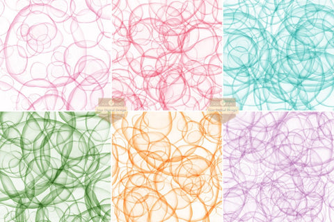 Watercolor Bubble Ink Digital Papers Backgrounds Digital Pattern SineDigitalDesign 