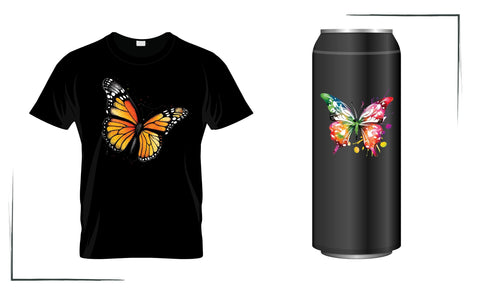 Watercolor Butterfly Clipart Sublimation Sublimation PatternFeed8 