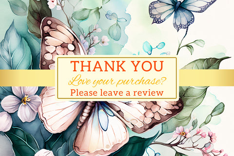 Watercolor butterfly Floral Background, flowers and butterflies Digital Pattern FloridPrintables 