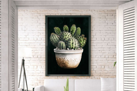 Watercolor Cactus Clipart Bundle Sublimation Regulrcrative 