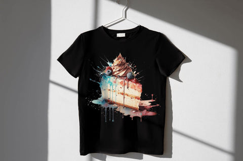 Watercolor Cake Clipart Bundle Sublimation Regulrcrative 