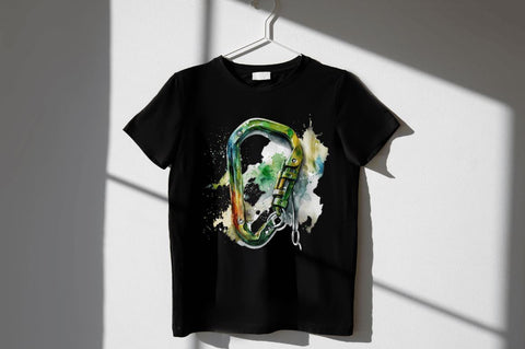 Watercolor Carabiner Clipart Bundle Sublimation Regulrcrative 