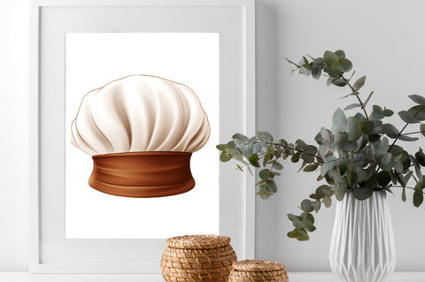 Watercolor Chef Hat Clipart Bundle Sublimation Regulrcrative 