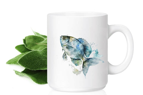 Watercolor Christian Fish Clipart Bundle Sublimation Regulrcrative 