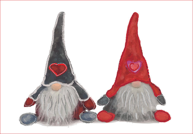 Watercolor Christmas Gnomes, sublimation graphics, clipart Sublimation sublimationhappy 