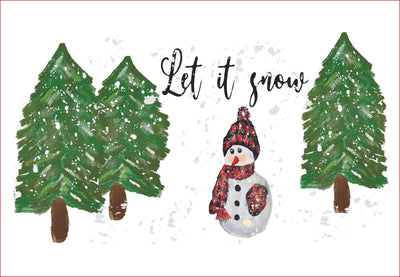 Watercolor Christmas trees png, sublimation graphics, Snowmen Sublimation sublimationhappy 