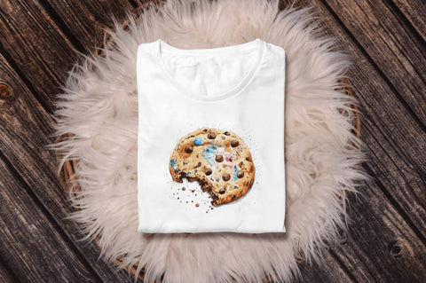 Watercolor Cookie Clipart Bundle Sublimation Regulrcrative 