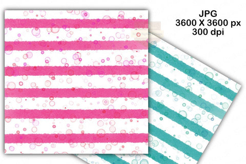 Watercolor Digital Papers Backgrounds Set Digital Pattern SineDigitalDesign 