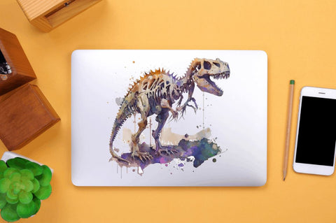 Watercolor Dinosaur Skeleton Clipart Bundle Sublimation Regulrcrative 