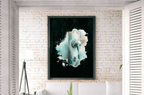 Watercolor Door Handle Clipart Bundle Sublimation Regulrcrative 